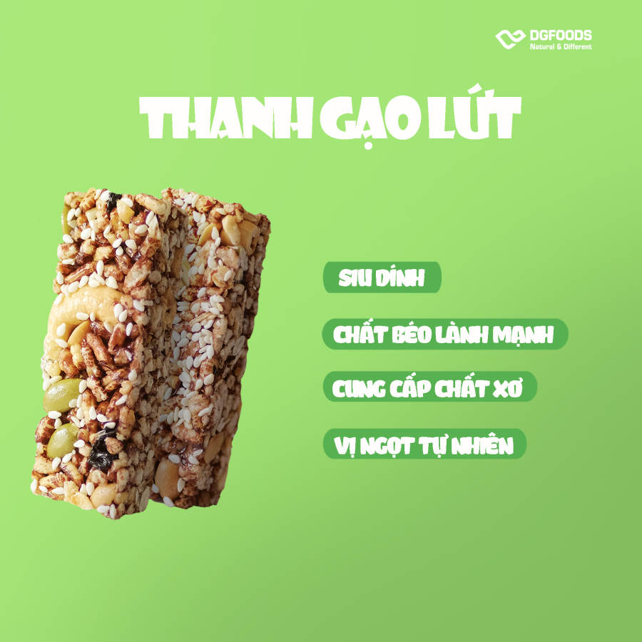 [Hộp] Thanh Gạo Lứt Healthy 130g